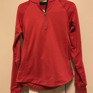 Pink Nike half zip